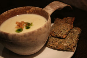 Finlande Ruka Rukan Salonki Resort soupe repas légumes voyages o-nord