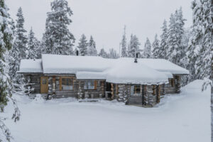 Finlande Ruka Rukan Salonki Resort chalet hiver neige bois maison voyages o-nord