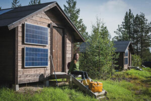 Finlande Laponie Levi séjour aventure équestre nature cheval été chalet bois foret voyages o-nord