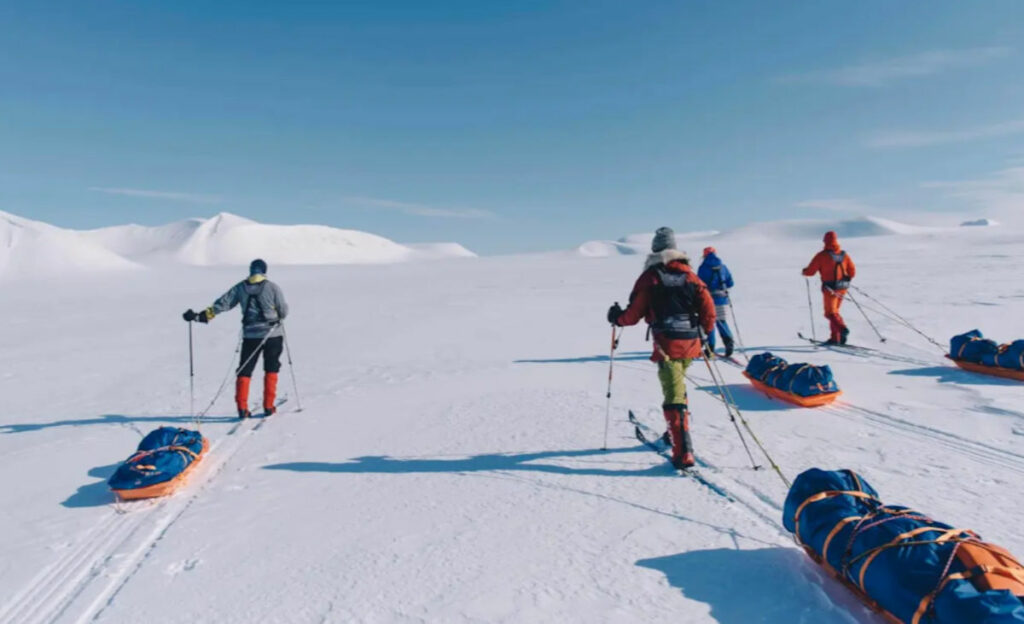 Norvège Spitzberg Longearbyen séjour côtes aventure ski nature Arctique paysage groupe randonnée montagnes hiver voyages o-nord
