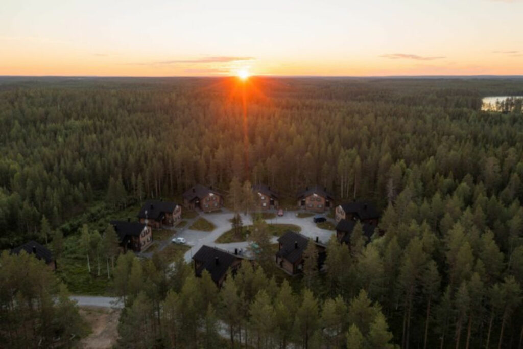 Finlande Ranua Resort Villa vacances découverte sauvage foret arbre nature soleil voyage o-nord