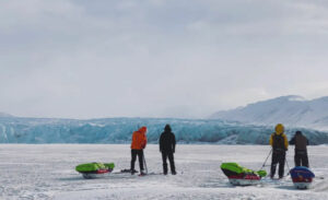 Norvège Spitzberg Longearbyen Newtontoppen Svalbard séjour expédition sommet groupe iceberg hiver voyages o-nord