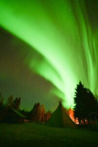 Finlande Laponie Ranua Resort villa holiday vacances observation aurores boréales cheval voiture foret arctique automne voyage o-nord