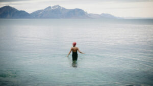 Svalbard Spitzberg séjour Traversée Nordenskiold pied randonnée marche expédition paysage bain eau froid paysage nature observation voyage o-nord