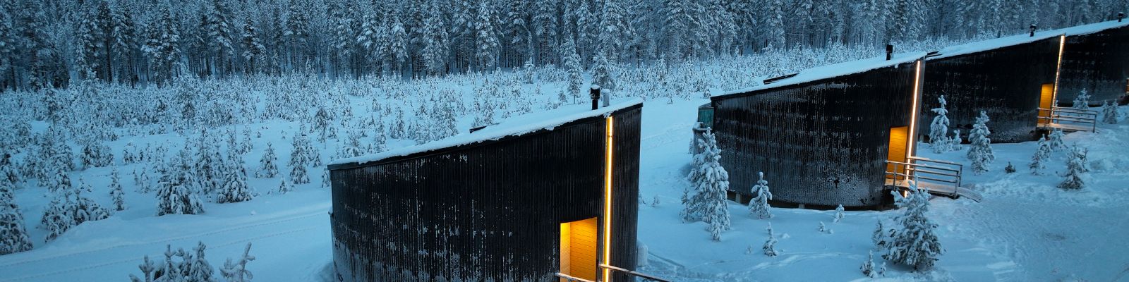 Finlande Laponie Posio Livo Arctic Igloo neige hiver forêts bois igloo Premium pleine nature isolé voyages o-nord