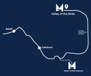 Canada Alberta aventure excursion map carte paysage roches canadiennes voyage o-nord