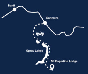 Canada Alberta aventure excursion map carte paysage roches canadiennes voyage o-nord