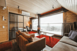 Finlande Séjour Hotel Giant Arctic House Chalet Décoration Neige Hiver voyage o-nord