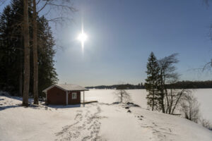 Finlande Hyvinkää Kytäjä Resort Séjour Jérusalem Extérieur Hiver Neige Froid Soleil Sauna Paysage Nature Voyage O-Nord