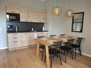 Finlande Hyvinkää Kytäjä Resort Séjour Mantyla Cuisine Salle Manger Bois intérieur Décoration Design Voyage O-Nord