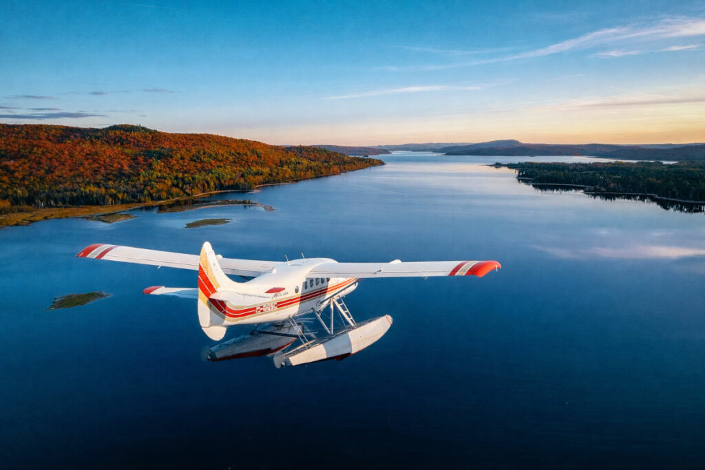 Canada Québec Rivière-Rouge Kiamika Séjour Aventure Hydravion Vue Paysage Foret Lac Chalet Voyage O-Nord
