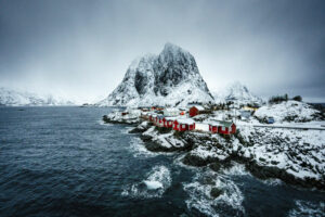 Norvège Arctique Magie Hivernale Glacier Neige Foret Roches Lofoten Maison Village Nature Paysage Croisière Polarfront Séjour Voyage O-Nord