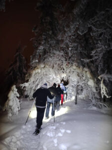 Finlande Vuokatti Balade Raquettes Aurores Boréales Voyages O-Nord