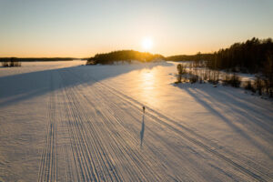 Finlande Oravi Saimaa Lac Foret Activités Ski neige hiver découverte sport Nature Voyage O-Nord