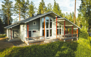 Finlande Oravi Saimaa Lac Foret Tallusniemi Villas Exterieur design luxe charme Nature Foret Ete Voyage O-Nord