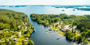 Finlande Oravi Saimaa Lac Foret Ete soleil Hebergement activités Villas Nature Paysage Vue Voyage O-Nord