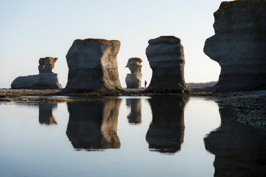 Canada Quebec Cote Nord Autotour Voiture Séjour Migan Roches Eau Paysage Voyage O-Nord