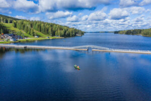 Finlande Tahkovuori Tahko Spa Hotel activités kayak eau foret nature sport excursion voyage o-nord