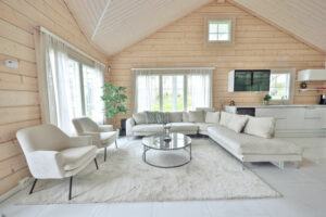 Finlande Loppi Terwa Séjour Järvispa Lac Sauna Intérieur Décoration Design Bois Voyage O-Nord