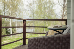 Finlande Loppi Terwa Séjour Rantamokki Chalet Plage Exterieur Terrace Foret Voyage O-Nord