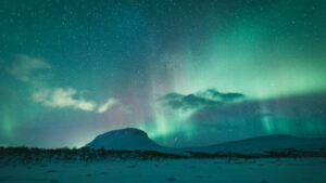 Finlande Laponie Kilpisjärvi Cahkal Hotel Séjour Forfait Package Aurore Boréale Northern Light Raquettes Hiver Expérience Voyage O-Nord