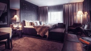 Finlande Laponie Rovaniemi Hotel Séjour Hiver Arctic Light Magic Twin Chambre Voyage O-Nord
