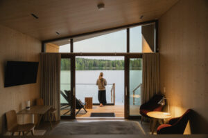 Finlande Kuopio Séjour Bella Lake Resort Suite Sauna Chambre Design Vue Lac Voyage O-Nord