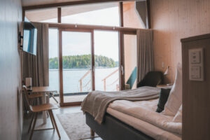 Finlande Kuopio Séjour Bella Lake Resort Suite Chambre Design Vue Lac Voyage O-Nord
