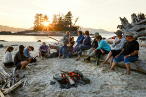 Canada Ouest Autotour Alberta Colombie Britannique Campbell Feu Camp Plage Soleil Paysage Nature Voyage O-Nord