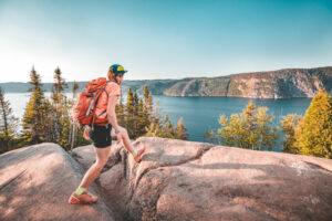 Canada Merveilles Québec Lac Saguenay Saint Jean Panorama Paysage Vue Marche Randonnée Excursion Nature Voyage O-Nord