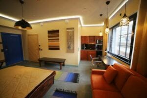 Finlande Laponie Utsjoki Arctic Resort Chambre Superieure Teno Salon Séjour Hiver Voyage O-Nord
