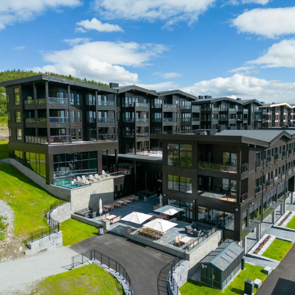 Norvège Séjour Riddergaarden Mountain Lodge Façade Design Voyage O-Nord
