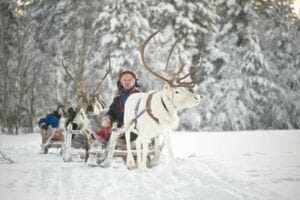 Finlande Laponie Utsjoki Arctic Resort Safari Activité Rennes Traineau Séjour Hiver Voyage O-Nord