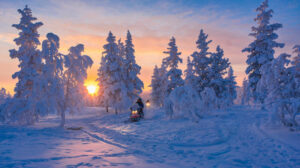 FInlande Laponie Hotel Star Arctic Séjour Hiver Paysage Activités Neige Motoneige Voyage O-Nord